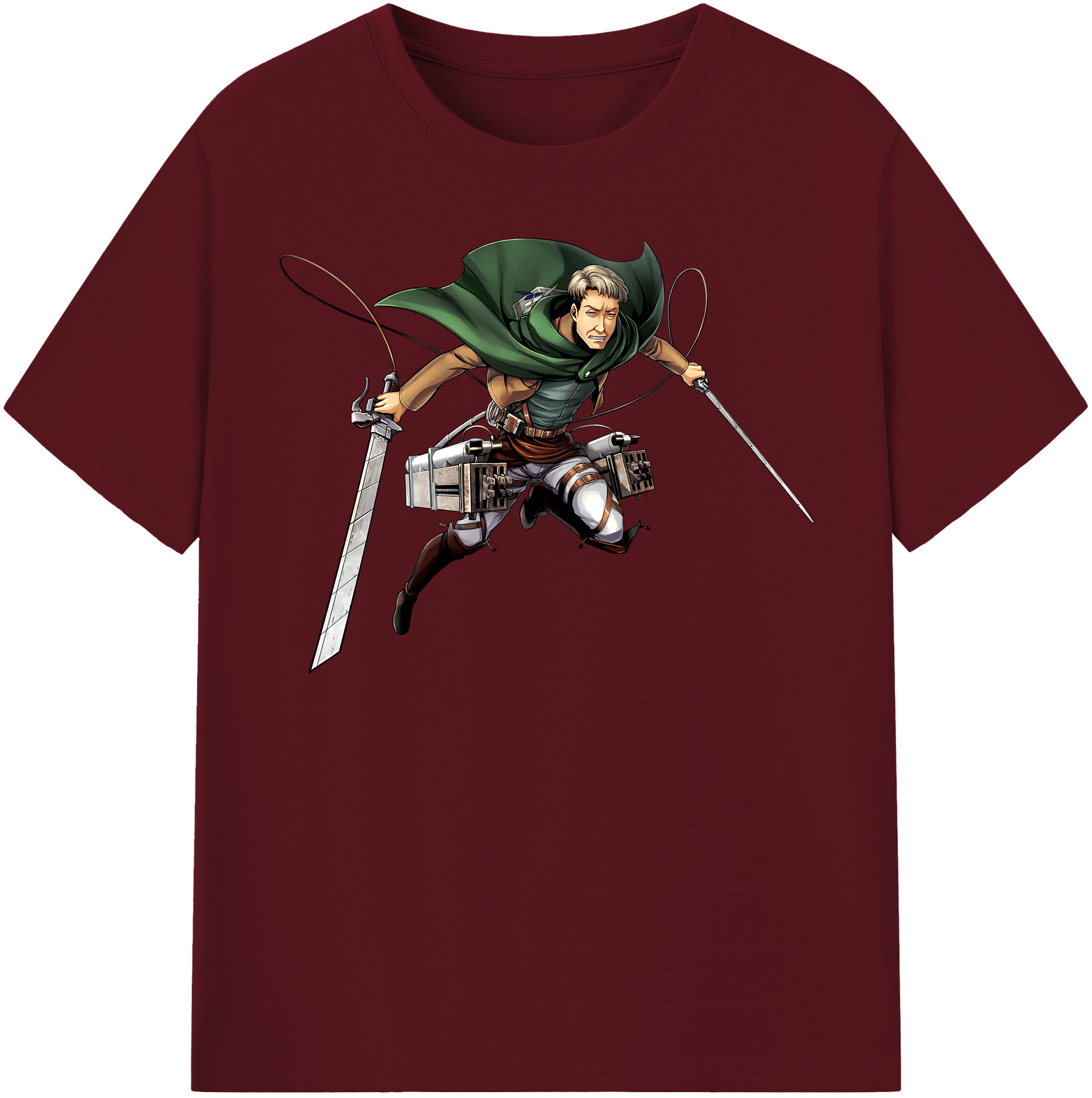 （画像用） 進撃の巨人 Attack on Titan 綿100％半袖Tシャツ（フロントプリント）